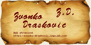 Zvonko Drašković vizit kartica